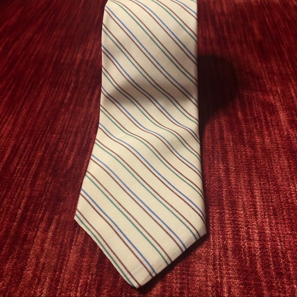 ✨Vintage-like new- Leonard Frank Striped Neck Tie✨ - Picture 1 of 6